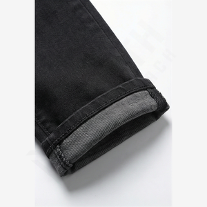 Jeans en denim classique à jambe droite pour homme, coupe droite unisexe, hiver, séchage rapide, haute qualité, léger, OEM ODM - Product Image 6