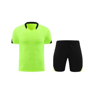 Uniforme de Fútbol para Hombre con Estampado Amarillo, Manga Corta, Conjunto de Camiseta de Club de Fútbol para Adultos, Ropa Deportiva de Talla Grande, Diseño Personalizado, Logotipo Personalizado - Product Image 3