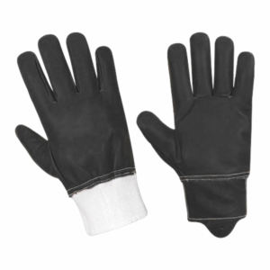Gants de travail de conducteur industriel de sécurité réfléchissants de qualité supérieure gants de jardin en cuir de vachette durables personnalisables - Product Image 6