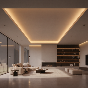 Bandes LED blanches CCT réglables 12V/24V 14W/m 168 LED/m, réglables de 3000K à 6500K, ruban LED flexible IP20 5m, éclairage intérieur - Product Image 5