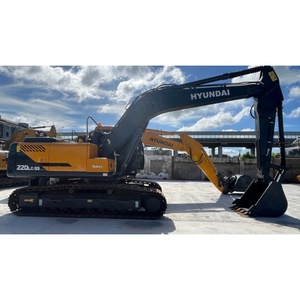 Excavadora de cadenas Hyundai ROBEX220LC-9S usada, 22 toneladas, excavadora hidráulica original de Corea - Product Image 1