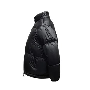 Veste matelassée noire brillante pour l'hiver - Product Image 2