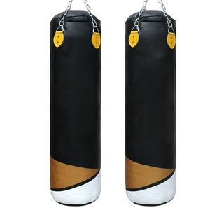 PU Leather Heavy Duty Punching Bag with Strong Chain for <b>Gym</b> <b>Home</b> Workout <b>Compact</b> Design Air/Water Filling - Product Image 1