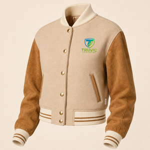 Chaqueta Varsity de Alta Calidad para Mujer, Ropa Urbana, Diseñada con Material Ligero y Forro Cómodo - Product Image 1