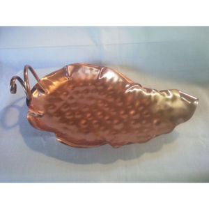 Bol de nourriture martelé en cuivre Vaisselle en métal plaqué cuivre de qualité supérieure Ustensiles de cuisine Idéal pour servir du chocolat et des desserts - Product Image 4