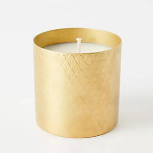 Recién llegado, tarro de vela de hierro, uso con acabado dorado para decoración de hogar y Hotel, precios de venta calientes hechos a mano - Product Image 5
