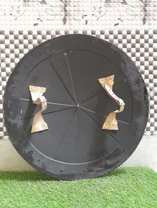 Bouclier Viking médiéval fabriqué à la main Pièce maîtresse en métal antique entièrement fonctionnelle pour article de jeu de rôle CHS0012 - Product Image 4