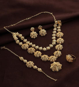 Micro Forming Necklaces Set, Gold Plated, Lightweight Forming Jewelry Set <b>for</b> <b>Women</b>, Copper & Brass, Chapado En Oro Oro Laminado - Product Image 1