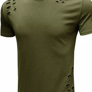T-shirt pour homme lavé à l'acide 100% coton entièrement personnalisable, confortable et respirant, design ras du cou - Product Image 6