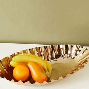 Frais Arrivée Décoratif En Aluminium Feuille Plateau Or Fini Design Moderne Au Prix De Gros Avec Une Qualité Fantastique - Product Image 4