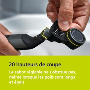 Recortadora Corporal Eléctrica con 2 Cuchillas y 20 Longitudes de Corte, Resistente al Agua IPX7, 1 Base de Carga y 1 Peine Incluidos - Product Image 4