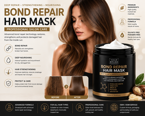 Tratamiento Capilar Reparador de Enlaces con Ácido Hialurónico y Aceite de Árbol de Té, Fórmula Concentrada Nutritiva para Alisado y Crecimiento del Cabello, Marca Privada - Product Image 4