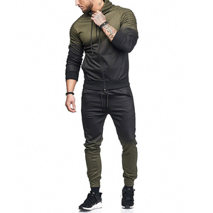 Chándal con logotipo personalizado para hombre con cremallera completa de alta calidad para primavera y verano, conjuntos de chándal para hombre - Product Image 2