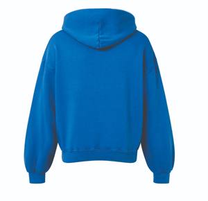 Sweats à capuche d'hiver en molleton de coton 100% pour hommes, respirants, basiques, à capuche, teints en couleur unie, avec logo personnalisé, service OEM décontracté à l'avant - Product Image 3