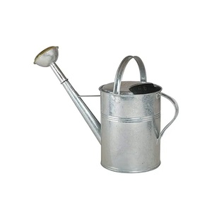Unique Metal Watering Can Garden Plant Flower Long Mouth Garden Sprinkling Pot Watering can made of Metal <b>Silver</b> Color Finished - Product Image 1