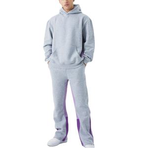 Ensembles de survêtements pour hommes 100% coton à la mode personnalisé pull surdimensionné uni survêtements en polaire vierge et personnalisation - Product Image 1