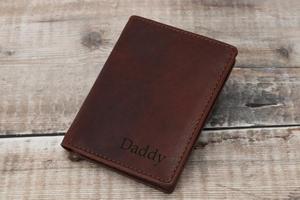 Cowhide Genuine Classic <b>Men's</b> <b>Wallet</b> Custom Slim Minimalist Design Luxury <b>Bifold</b> Vintage Genuine <b>Leather</b> LBW-0332 - Product Image 1