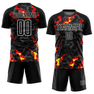 Uniformes de fútbol al por mayor para campeones que ofrecen un estilo de fuerza, comodidad transpirable, resistencia al sudor y Energía del equipo atlético - Product Image 4