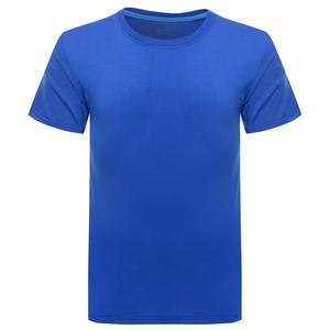 Nueva camiseta de verano 2025 de color sólido para hombre con logotipo personalizado, Algodón puro, ropa informal de estilo hip-hop - Product Image 3