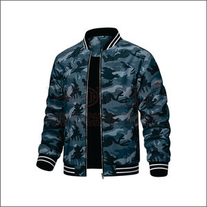 Vestes unisexes personnalisées avec broderie vierge Letterman Veste de baseball pour hommes Blouson aviateur personnalisé - Product Image 1
