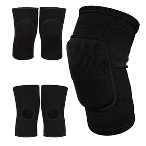 New Compression Gym Squat Training Knee Supports Protector Kneepads Professional Weightlifting Solid Colors Knee <b>Pads</b> - Product Image 4