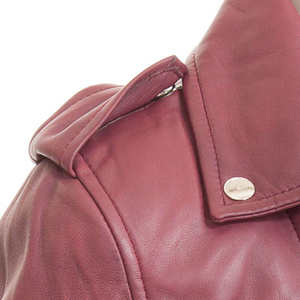 New Arrival <b>Women's</b> Biker Faux Leather <b>Jacket</b> Stand Collar Unique Hot Selling Design Satin Fabric for Autumn Cheap Price - Product Image 6