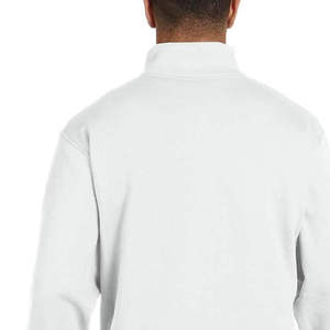 Sweat à capuche unisexe personnalisé en molleton 100 % coton, décontracté, à séchage rapide, avec fermeture éclair quart de tour, meilleure qualité, prix bas, couleur personnalisée, service OEM - Product Image 5