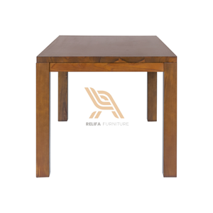 Mobilier de table à manger rectangulaire Design moderne Cadre en bois de teck Matériau pour la décoration de meubles de jardin d'Indonésie - Product Image 3
