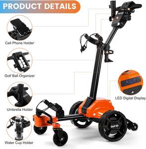 G5 Electric <b>Golf</b> <b>Cart</b> Auto-Follow You, 54 Hole <b>Battery</b>, All-Terrain Anti-Tipping, Electric <b>Golf</b> Push <b>cart</b> w/ Remote APP Control - Product Image 4