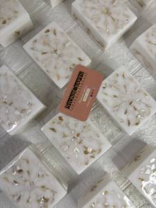 กล่องเครื่องประดับฝังหินอ่อนทำด้วยมือกล่องเงินแม่ของไข่มุกดีไซน์ดอกไม้กล่องของขวัญตกแต่ง - Product Image 2