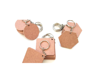 Porte-clés en MDF Mon/Papa/Grad/Love Porte-clés en MDF double face à bas prix et pièce design de forme ronde - Product Image 5