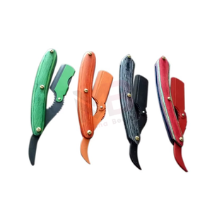 Rasoirs droits tendance personnalisés pour barbier, rasoirs professionnels à lame droite pour hommes à bas prix, rasoir de barbier - Product Image 3