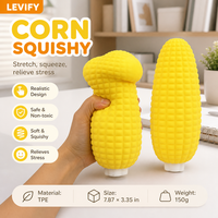 Jouet Squishy Maïs 25 CM – Anti-stress et Décompression – Forme Mignonne de Maïs – Restauration Rapide de la Forme – Idéal pour Enfants et Adultes – Cadeau Préféré