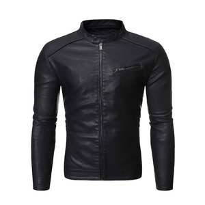 Diseñe sus propias chaquetas de cuero a la moda Chaqueta de cuero de alta calidad para hombre al mejor precio Chaqueta de cuero de manga larga - Product Image 4