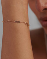Bracelet à breloques en or massif 14 carats, chaîne en or rectangulaire de 1,6 mm, bijoux élégants en diamant pour femmes, bracelets fins et élégants pour mariage