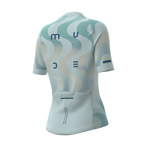 Camiseta de Ciclismo para Mujer SOLACE Curvy Opal, Transpirable, de Manga Corta, de Poliéster, para Actividades al Aire Libre - Product Image 3