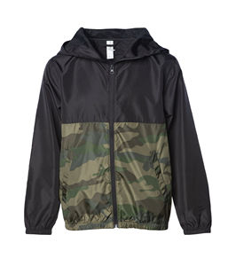 Chaqueta cortavientos acolchada de lona impermeable con cremallera de la mejor calidad con capucha Chaqueta deportiva informal para hombre al aire libre - Product Image 3