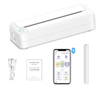 Impresora Térmica Portátil Inalámbrica A4 para Etiquetas y Documentos, Impresora de Bolsillo para Fotos, Interfaz USB, Dispositivos Digitales para Teléfonos Móviles