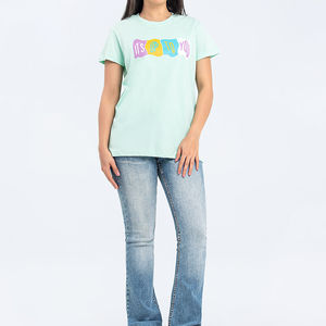 Venta al por mayor 2025 último diseño mujeres en blanco 100% algodón estirable Crop Tops mujeres recortadas camisetas - Product Image 1