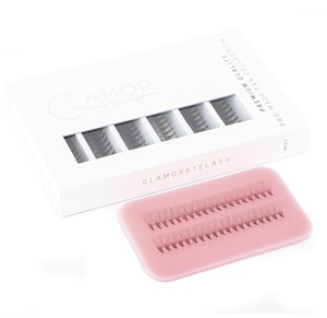 10D ต่อขนตาสำเร็จรูป0.07ยาวทำด้วยมือสำหรับต่อขนตา0.03 0.05 - Product Image 1