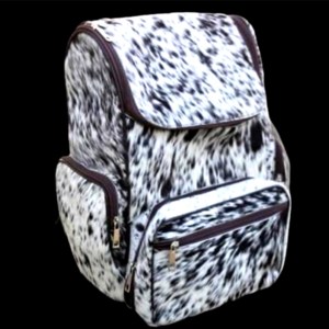 กระเป๋าเป้หนังทำจากขนสัตว์,กระเป๋าหนังทำมือลายข้าวเยอะ - Product Image 6