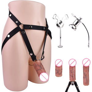 Consolador <span class=keywords><strong>de</strong></span> silicona realista uretral FRRK, cinturón <span class=keywords><strong>de</strong></span> <span class=keywords><strong>castidad</strong></span> negro, jaula para pene, anillo <span class=keywords><strong>de</strong></span> pene <span class=keywords><strong>de</strong></span> Metal, juguete sexual BDSM para hombres, placer <span class=keywords><strong>de</strong></span> negación erecto - Product Image 1