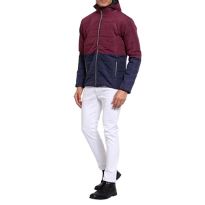 Veste matelassée à bulles enduite à la vente chaude, couleur et taille personnalisées, logo frontal, veste d'hiver pour homme, coupe-vent, écologique - Product Image 4