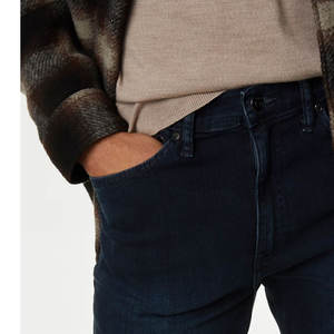 Pantalones Vaqueros de lona de nuevo estilo personalizados de fábrica para hombre, Pantalones rectos ajustados informales, transpirables de secado rápido, color y tamaño personalizados - Product Image 6