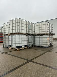Blue 1000L IBC Plastic Barrel Square Water Container Light Proof Chemical Storage Tank with Metal Cage - Product Image 2