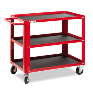Three-Shelf XL Utility Cart Usag <b>Tool</b> <b>Storage</b> Product - Product Image 2