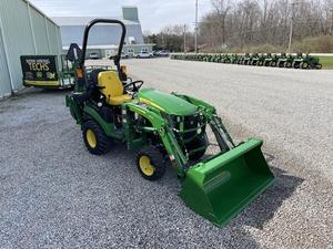 Tractor Usado John Deere de 70HP con Cargador Frontal Verde y Motor - Product Image 6
