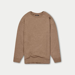 Sweat-shirt à col rond coupe classique pour homme 100% coton doux brodé pour tous les jours, tenue décontractée, saison hivernale - Product Image 2