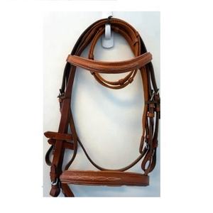 Brida de cuero de caballo de elegancia ecuestre hecha a mano directa de fábrica, producto de caballo de calidad premium de Cuero 100% - Product Image 3