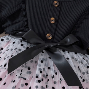 ชุดกระโปรงเจ้าหญิงสำหรับเด็กผู้หญิงชุดกระโปรงยาวสีดำดีไซน์ใหม่ - Product Image 4